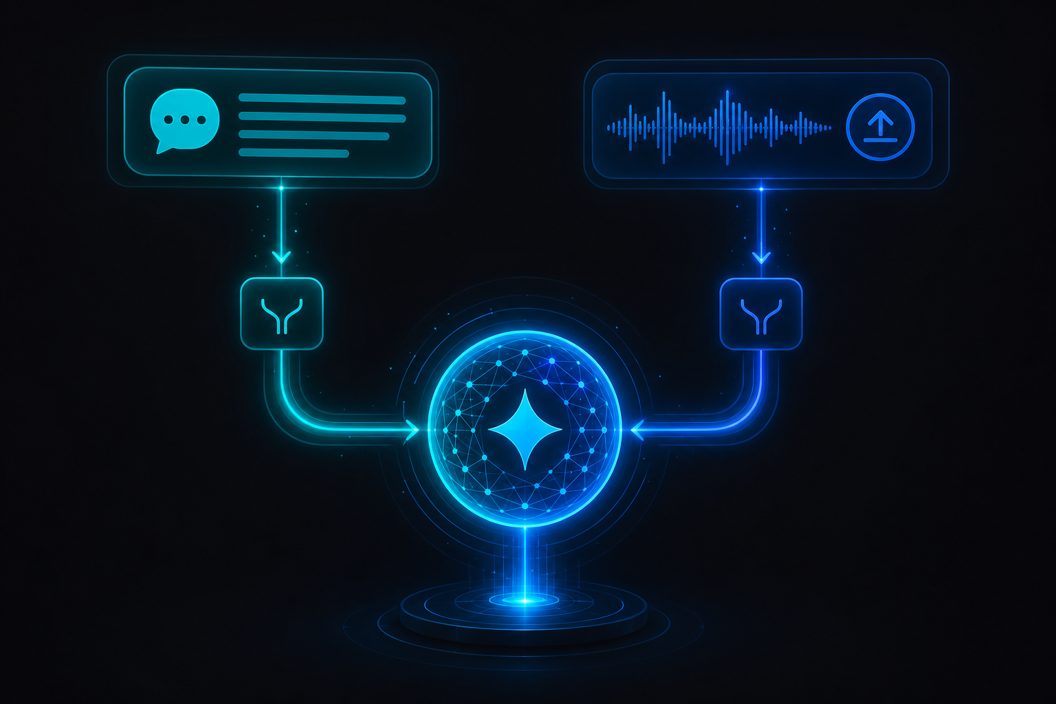 Illustration showing text-only and reference-audio input paths merging into the Seed Audio generation engine.